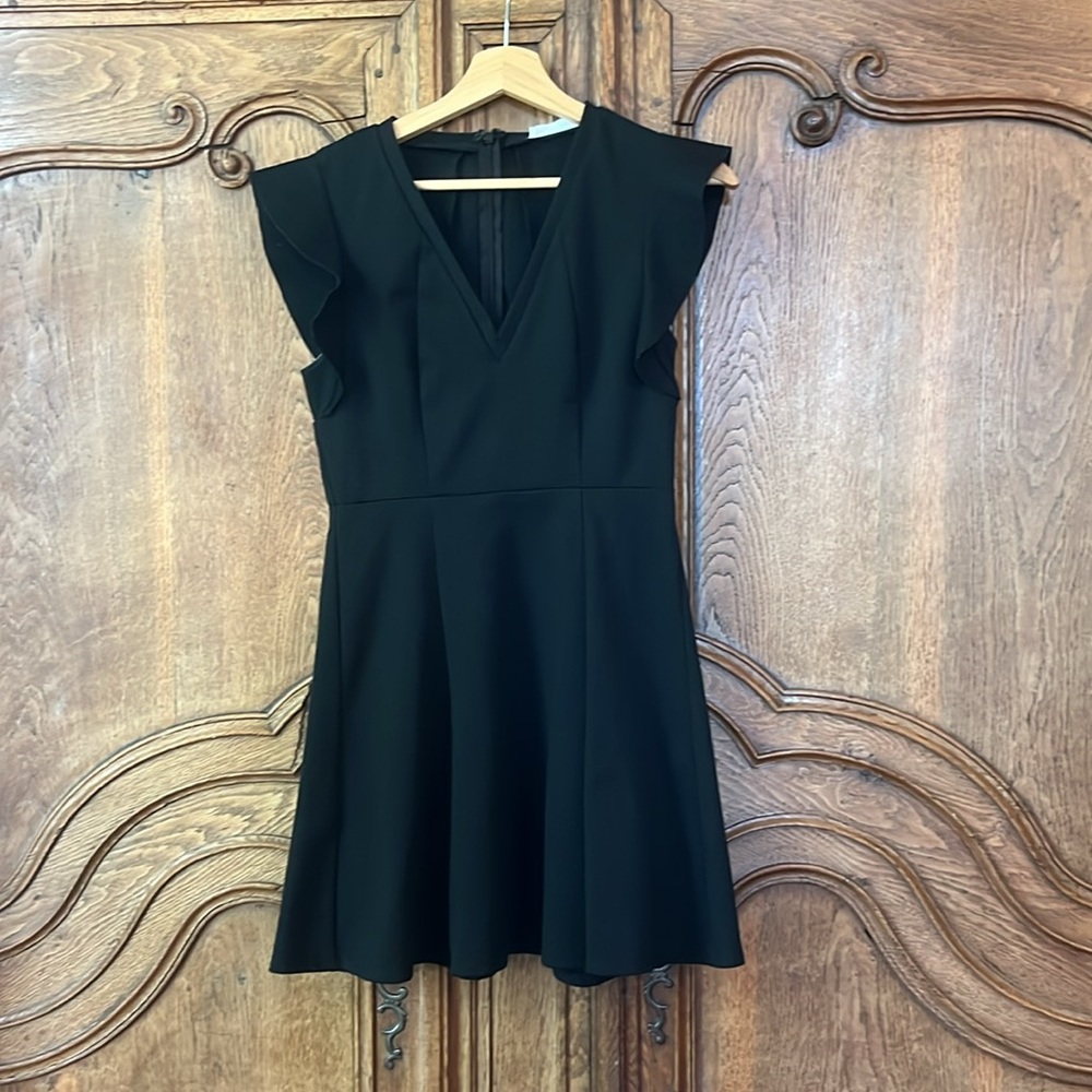 Bcbgeneration Flutter Sleeve Black Mini Dress - image 8